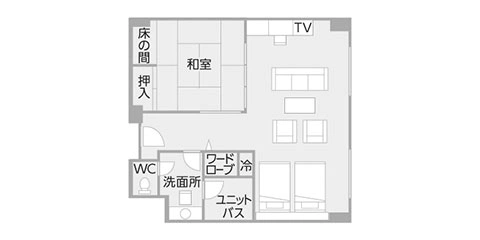 房間布局圖|奈良橿原美爵酒店【官方】