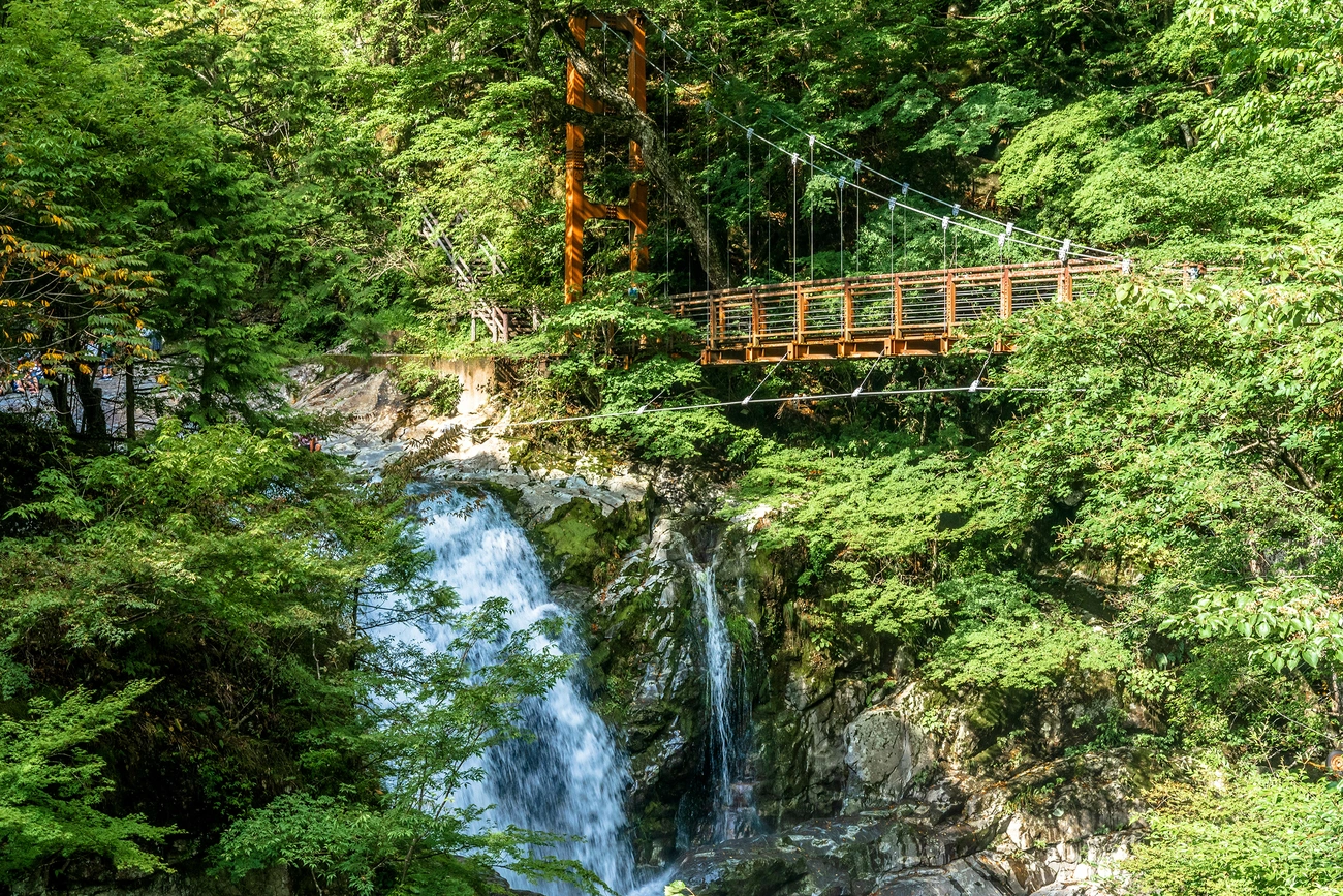 可以欣賞到充滿活力的絕景的水盆溪谷