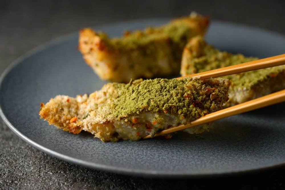 奈良県産大和当帰使用　魚の香草焼き